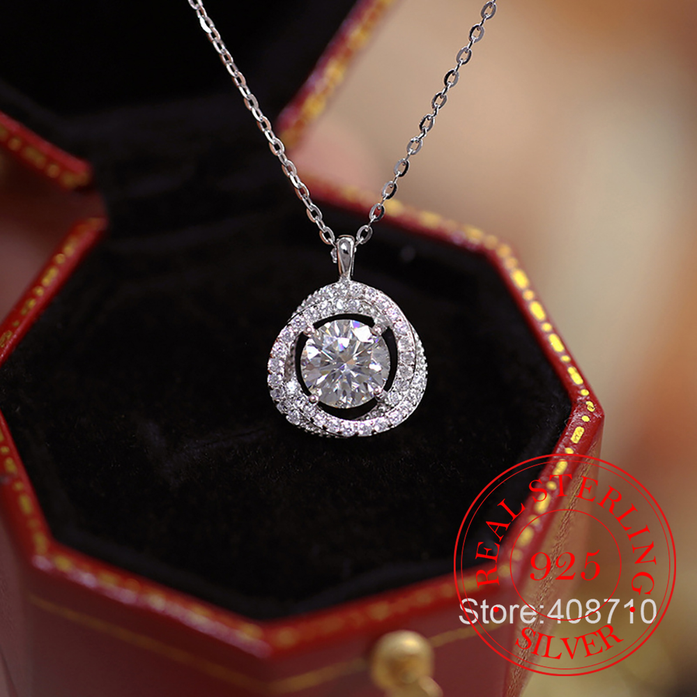 Crystal Choker Necklace - 925 prata esterlina jóias requintado cristal