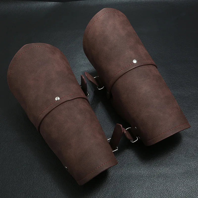 Leather Bracelet - Luvas de armadura medieval, braçadeiras com