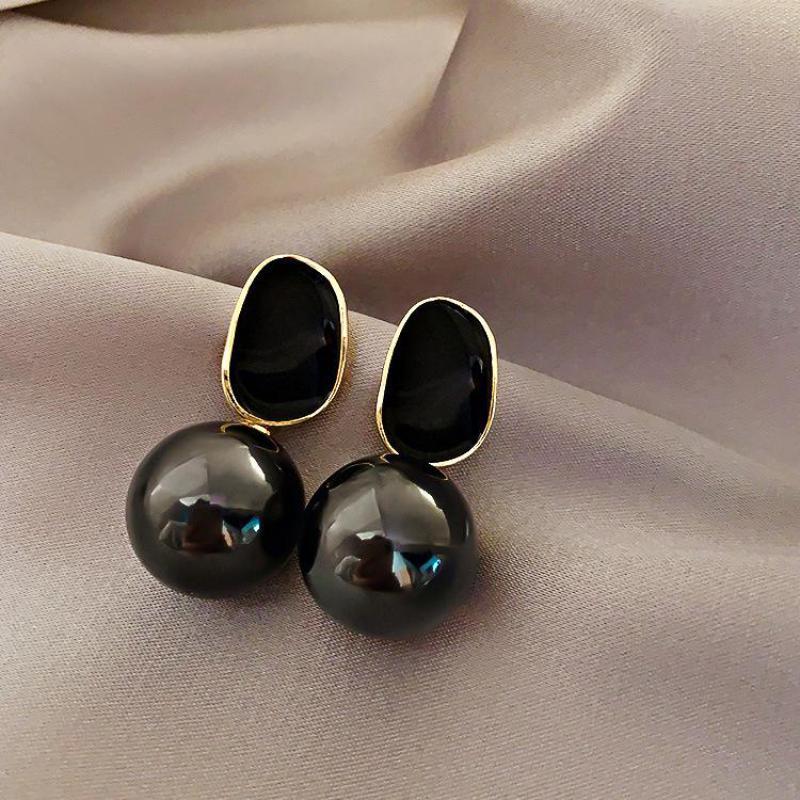 Pearl Stud Earrings - Grande marca de alta classe nobre