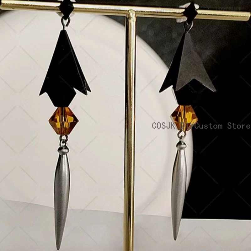 Drop Earrings - Jogo genshin impacto zhongli cosplay moda
