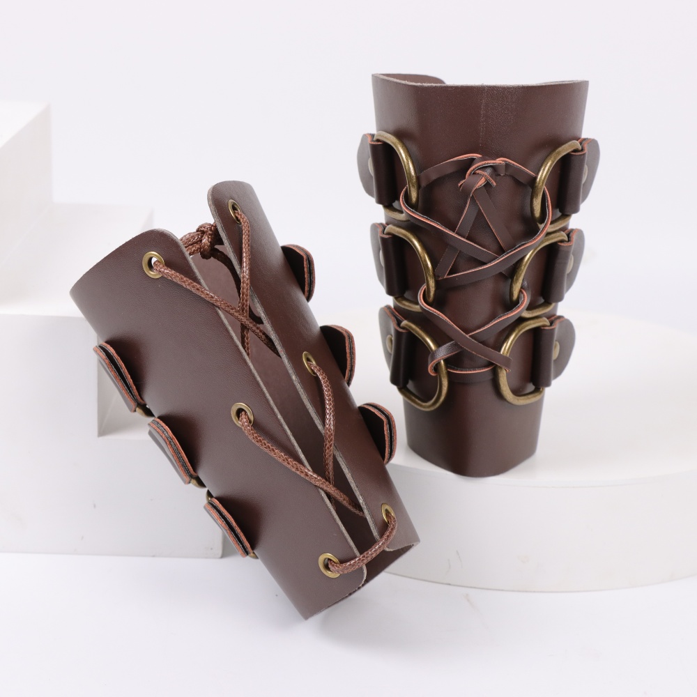 Leather Bracelet - Luvas longas de couro para tiro