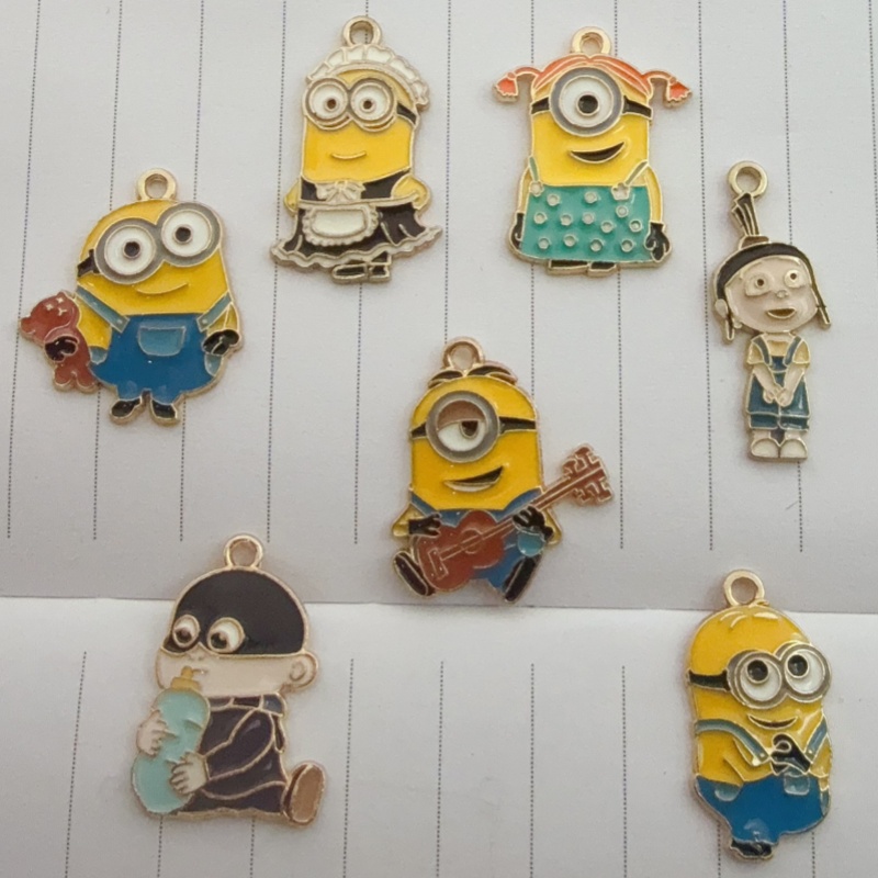 Drop Earrings - 10 peças de pingente de desenho