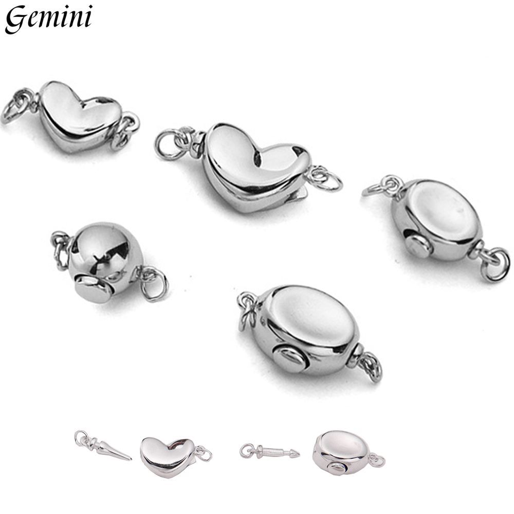 Pearl Necklace - 2 pçs 925 prata esterlina barco