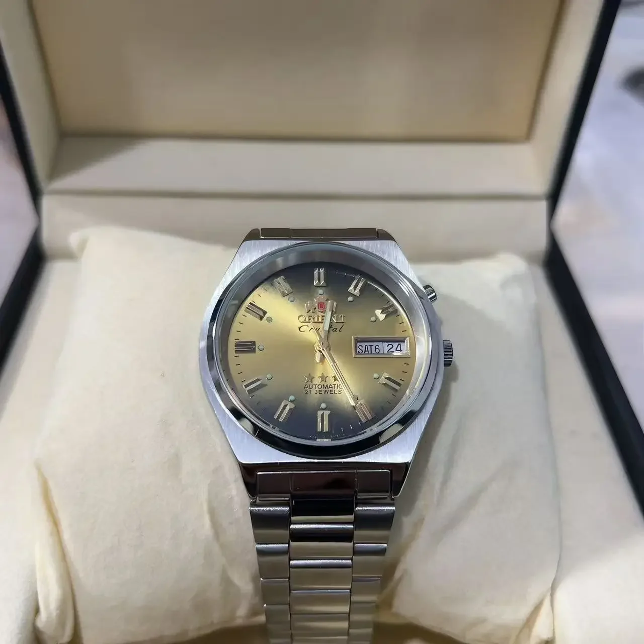 Seiko Watch Presage - Relógio Mecânico Unissex DFDG 35MM com