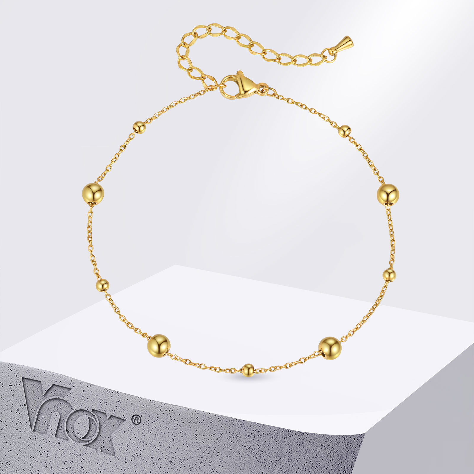 Jc Jewelry & Watches Reviews - Vnox tornozeleiras de contas pequenas de