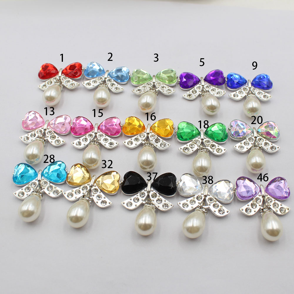 Pearl Stud Earrings - Vendas diretas de 5 peças/set liga