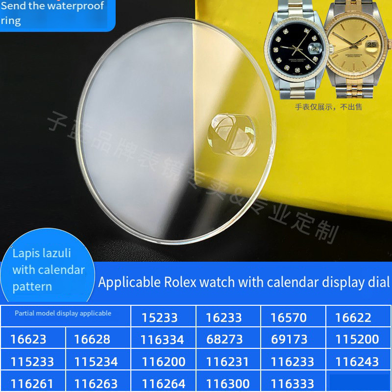 Rolex Watch Submariner - Cristal de Safira para Relógio Rolex