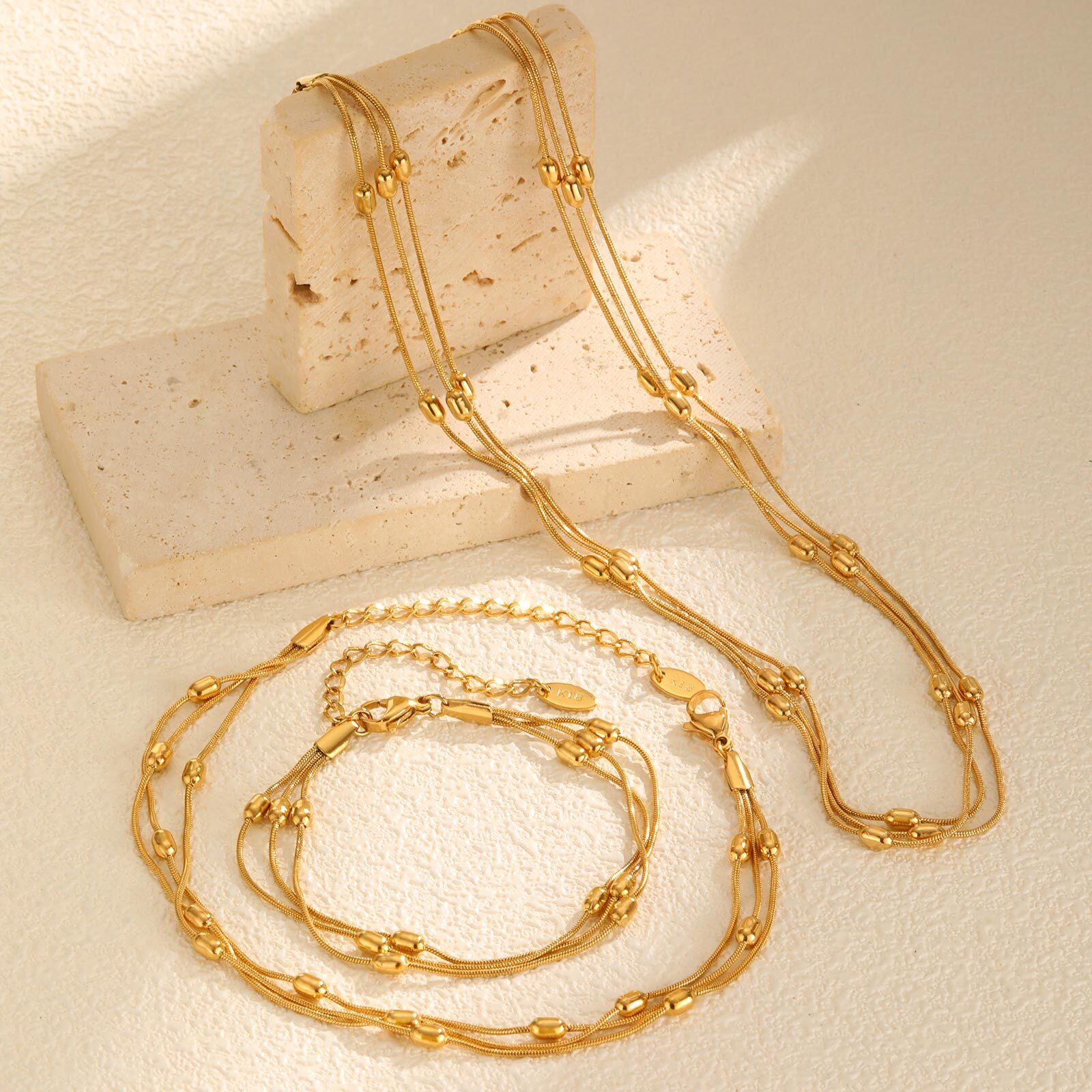 Vnox verão aço inoxidável três - Jc Jewelry & Watches Reviews avaliação e preço