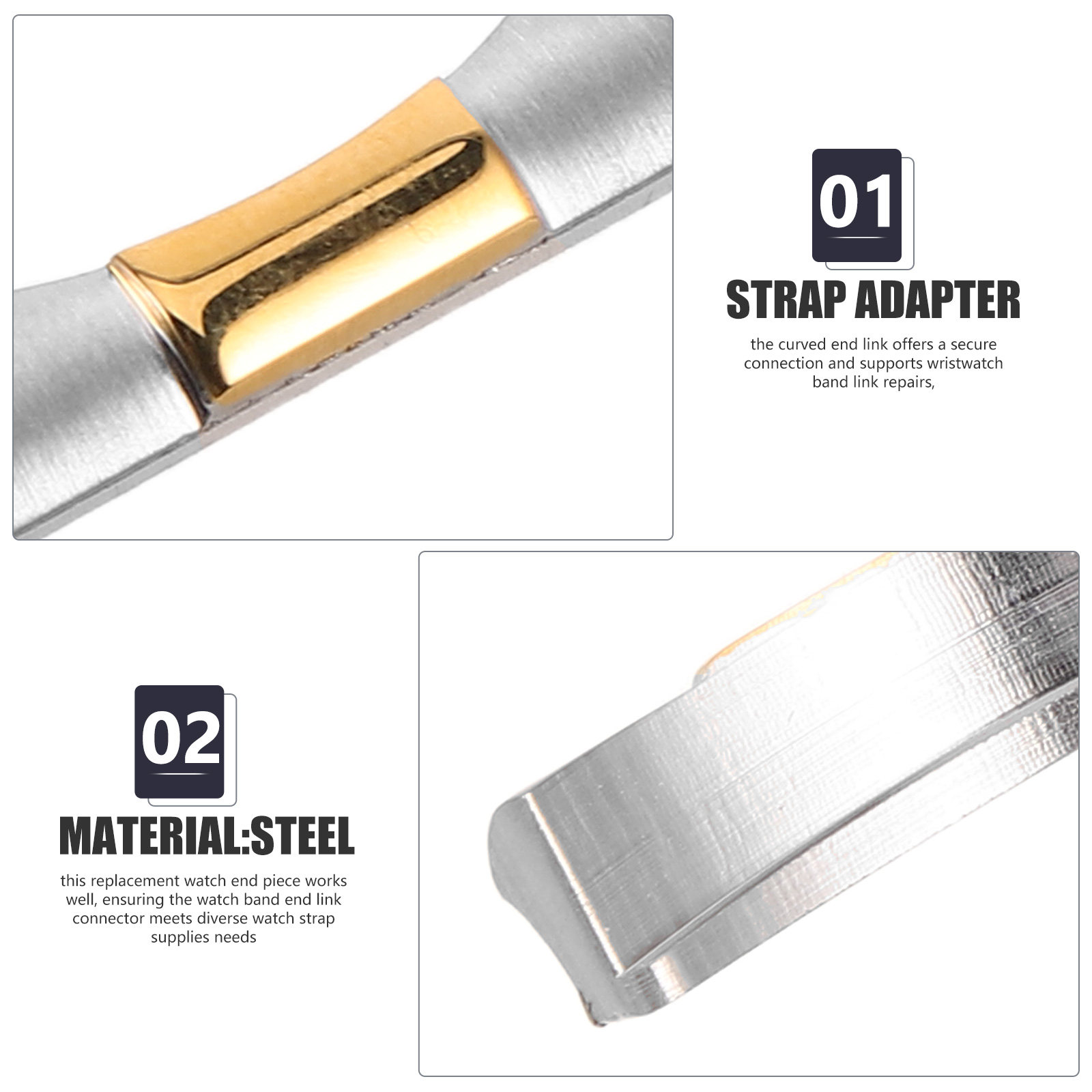 2 Peças Adaptador de Conexão C - Watch Strap Replacement avaliação e preço