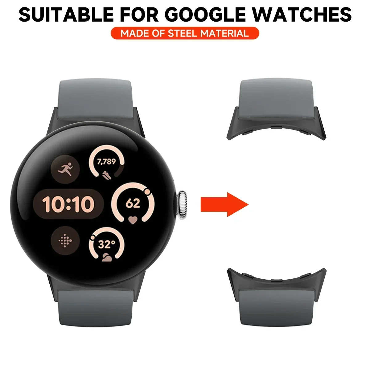 Adaptador de conector de pulse - Watch Strap Replacement avaliação e preço