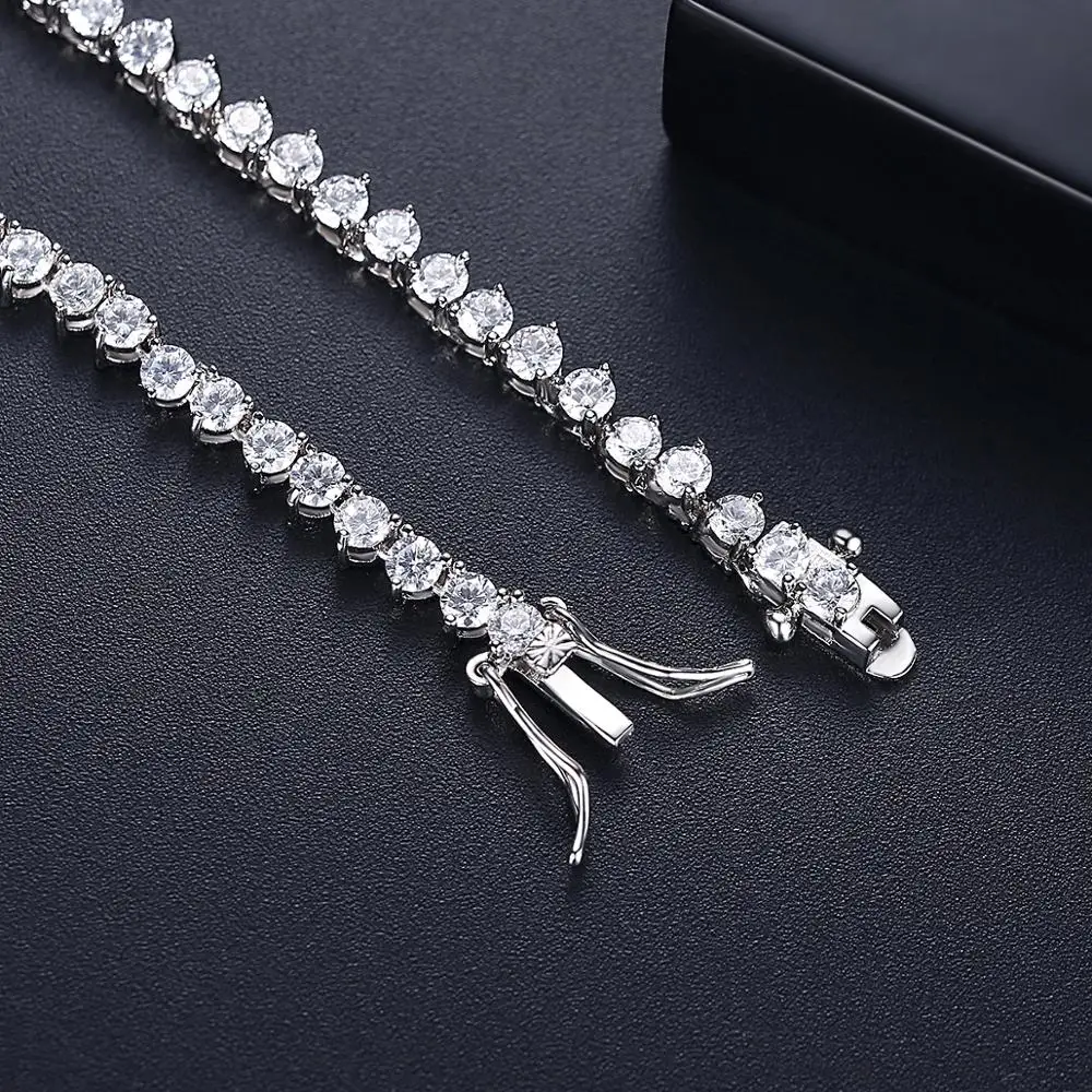 Designer de luxo 7MM Iced Out  - Crystal Choker Necklace avaliação e preço