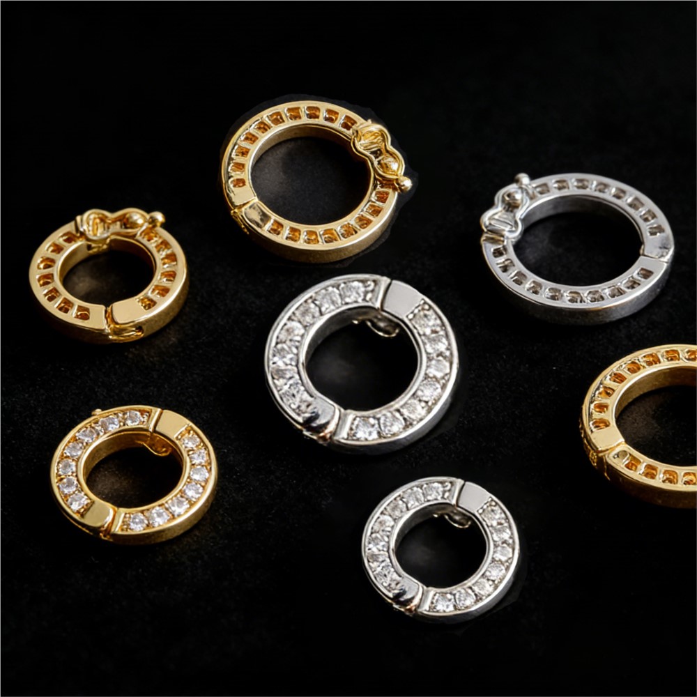 2 peças de fechos redondos com - Pearl Necklace avaliação e preço
