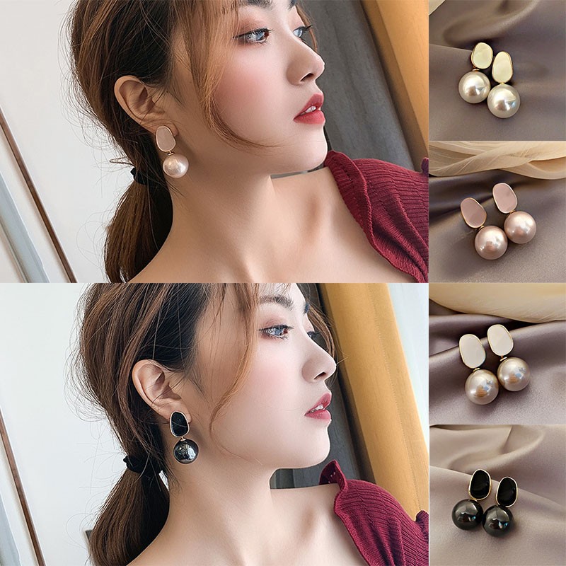 Grande marca de alta classe no - Pearl Stud Earrings avaliação e preço