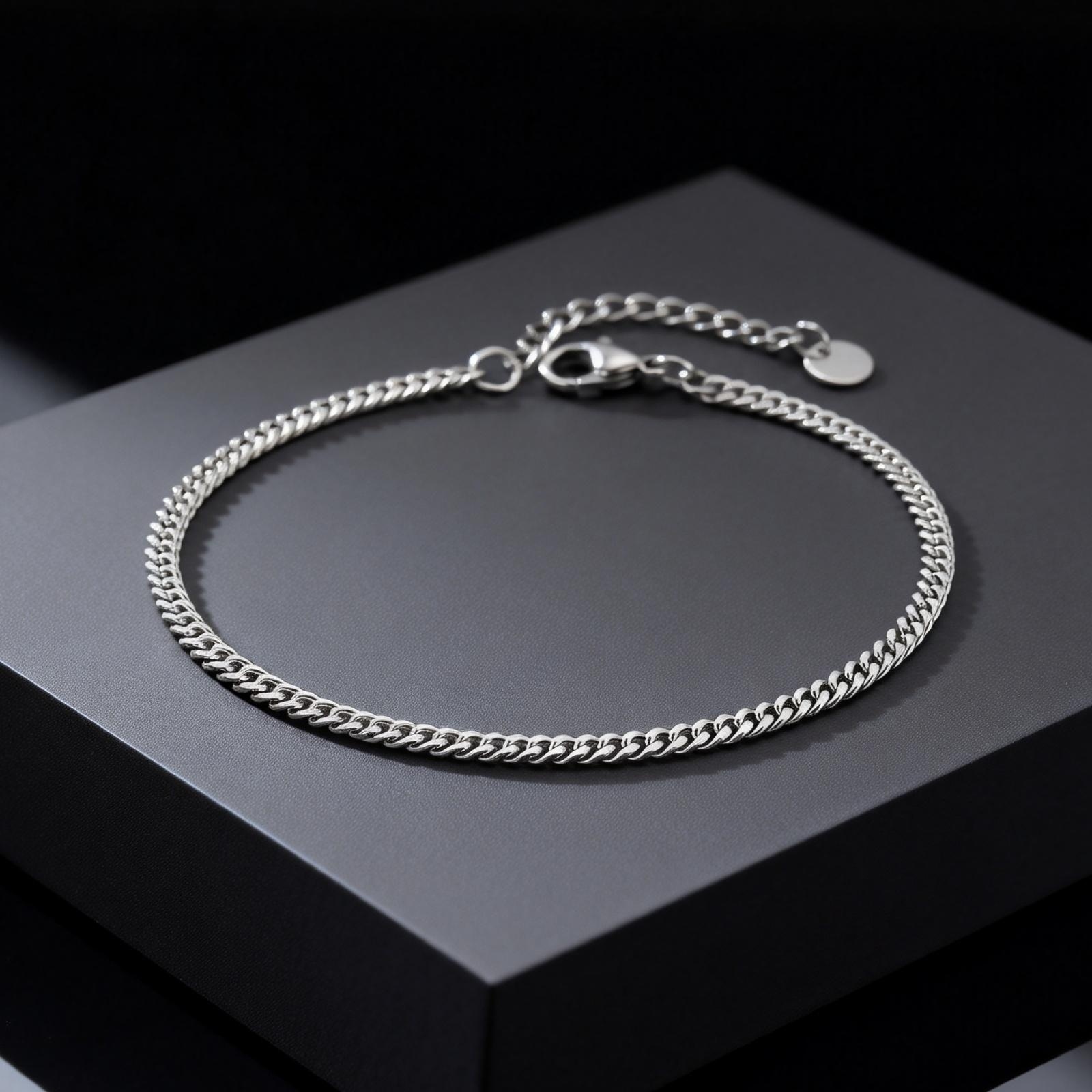 Tornozeleira Minimalista de Aç - Jc Jewelry & Watches Reviews avaliação e preço