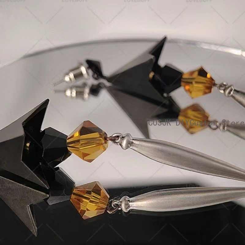 Jogo genshin impacto zhongli c - Drop Earrings avaliação e preço