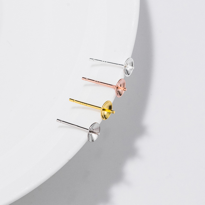 S925 prata esterlina brincos b - Pearl Stud Earrings avaliação e preço