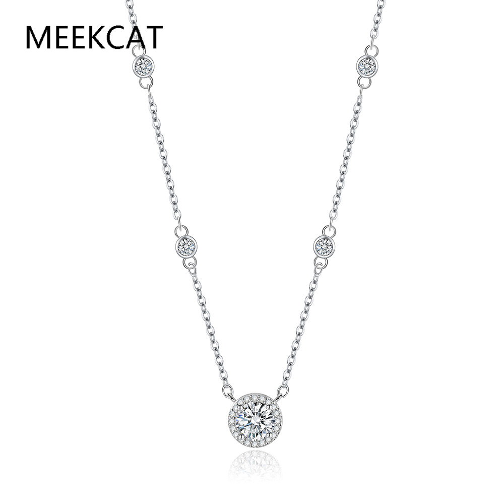 Colares de Moissanite 1/2/3CT  - Crystal Choker Necklace avaliação e preço
