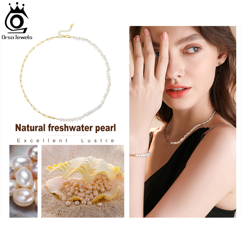 ORSA JEWELS Colar de corrente  - Crystal Choker Necklace avaliação e preço