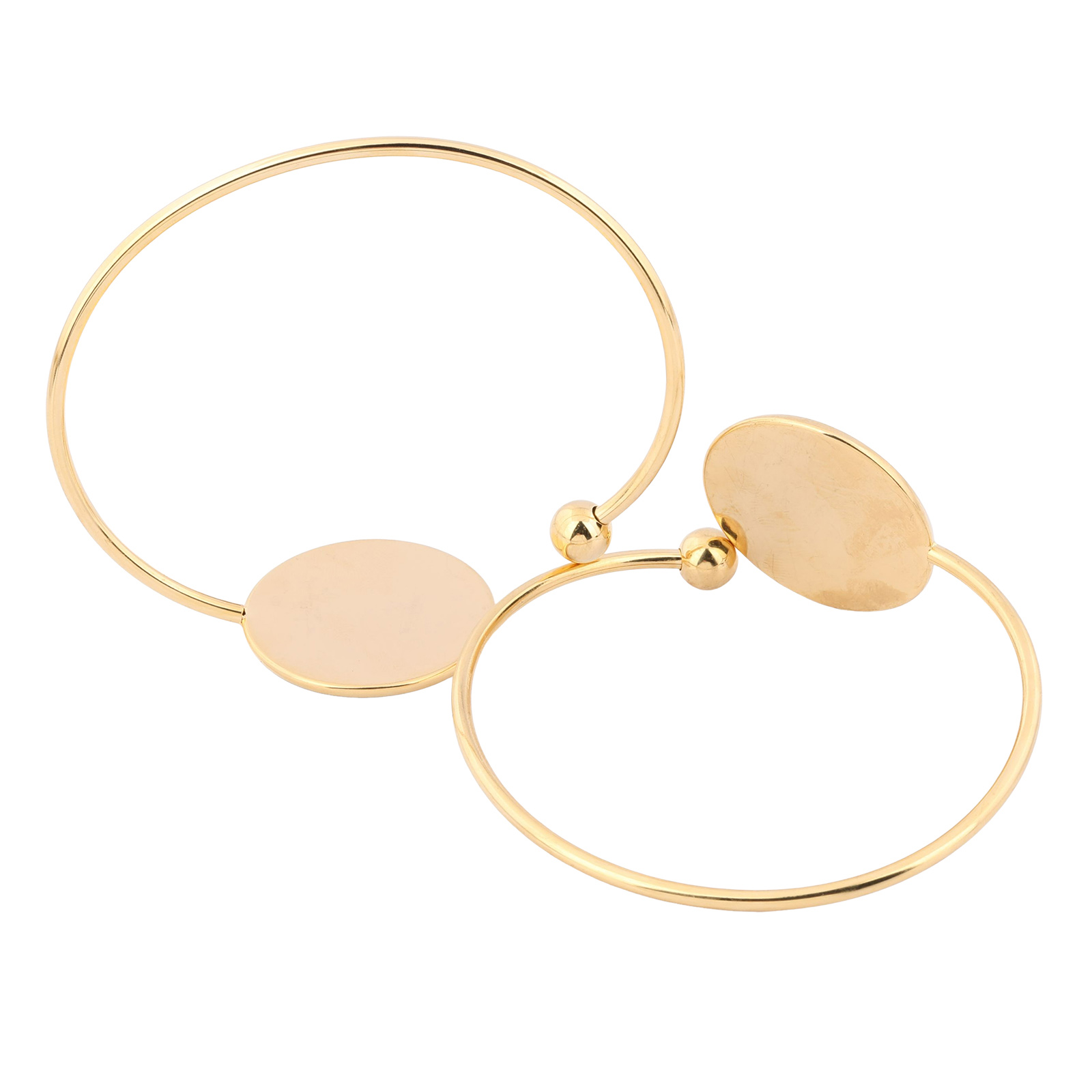 2 peças de bases para pulseira - Cuff Bangle Bracelet avaliação e preço