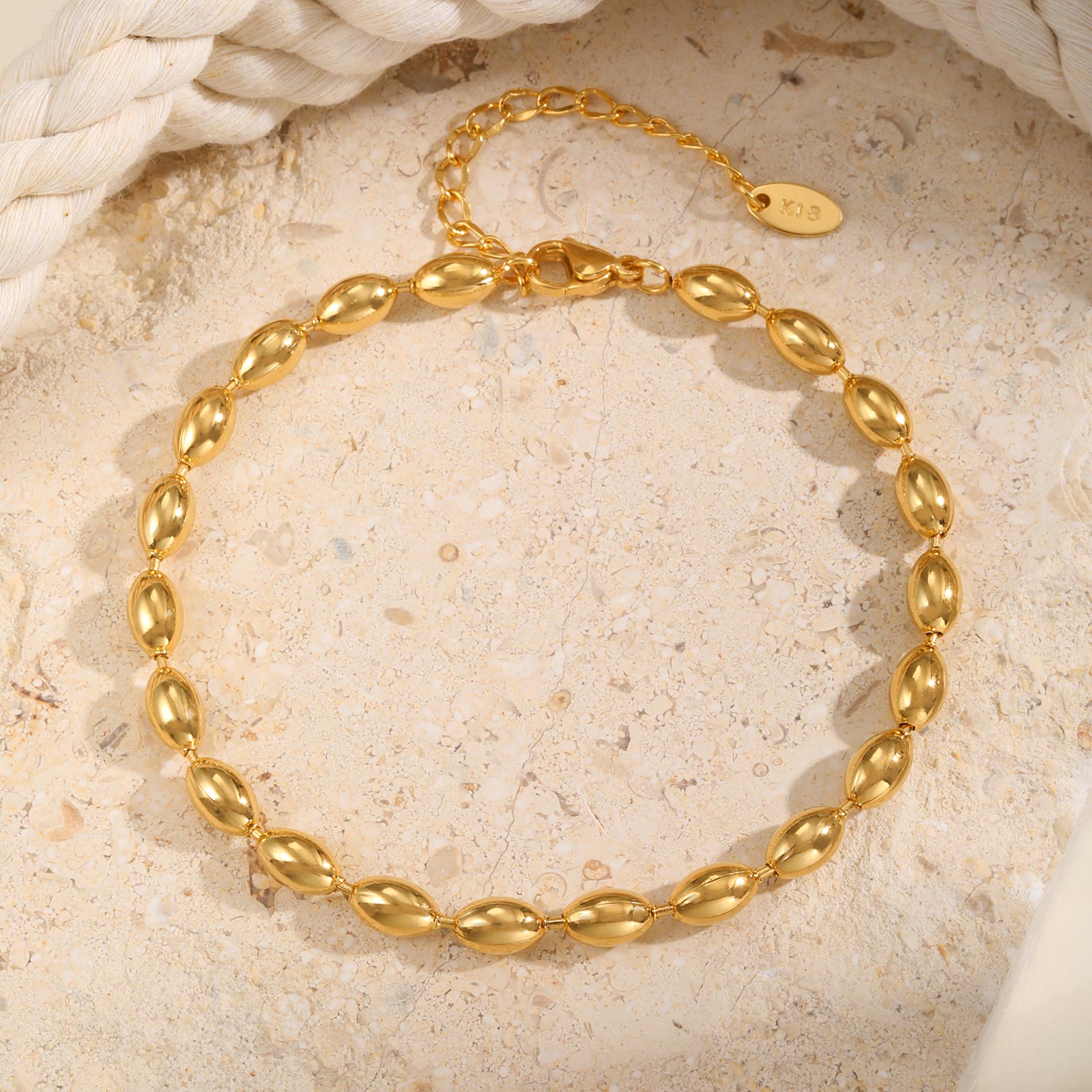 Tornozeleira de corrente de co - Jc Jewelry & Watches Reviews avaliação e preço