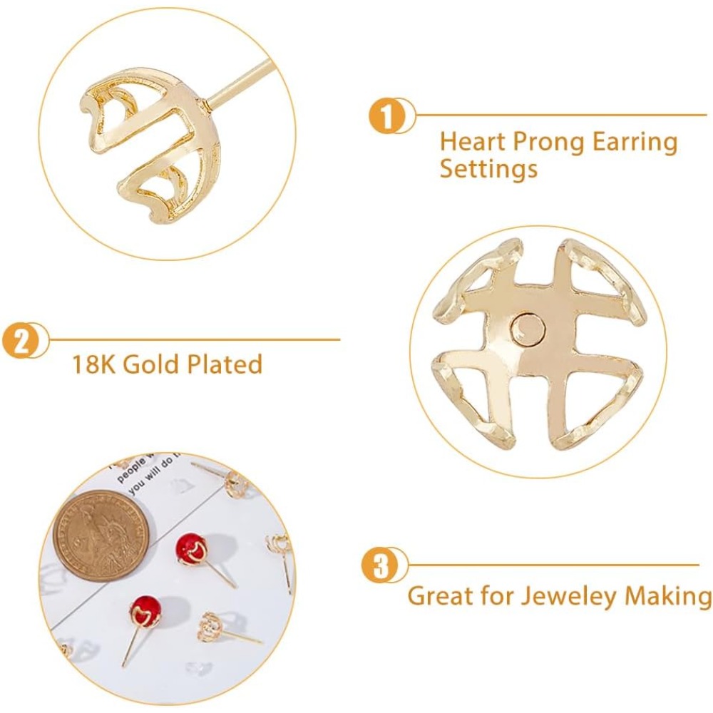 30 peças brinco montagem 4 cor - Pearl Stud Earrings avaliação e preço