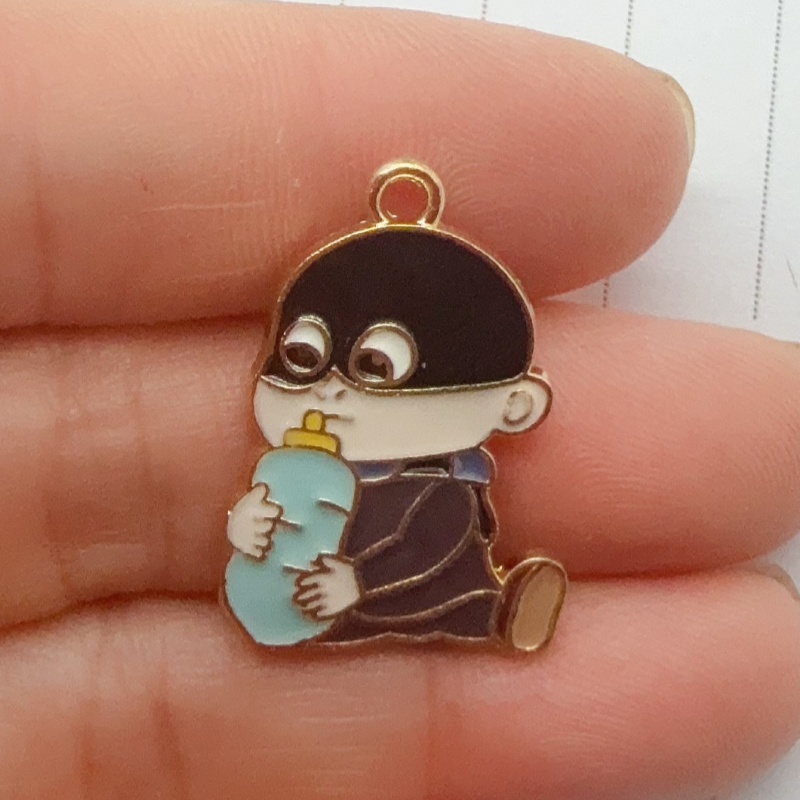 10 peças de pingente de desenh - Drop Earrings avaliação e preço