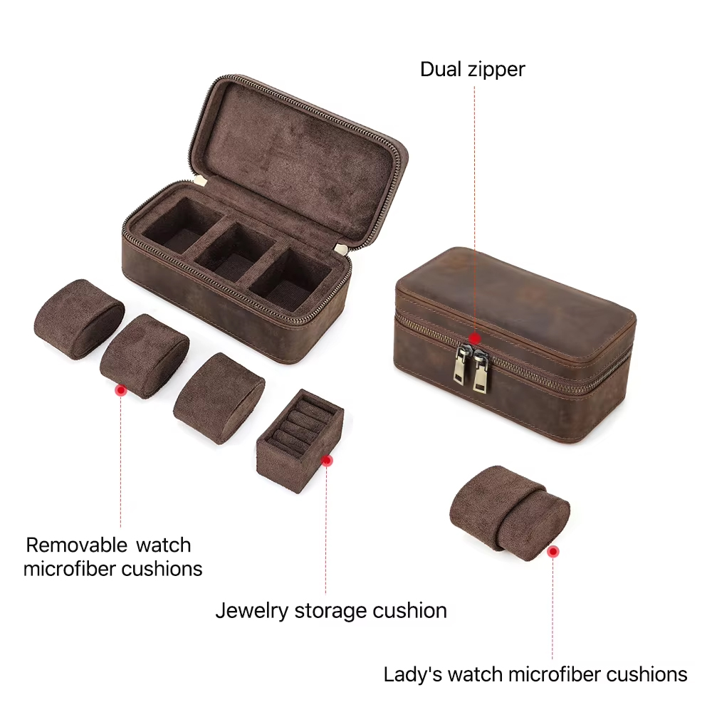 Caixa Organizadora de Relógios - Jewelry Watches For Men avaliação e preço