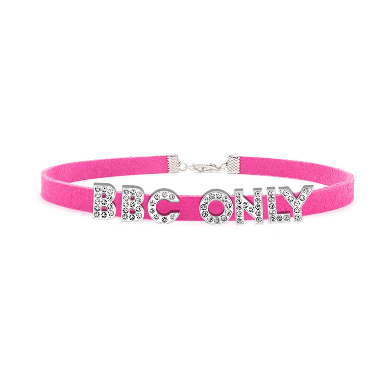 Strass carta bbc apenas colar  - Crystal Choker Necklace avaliação e preço