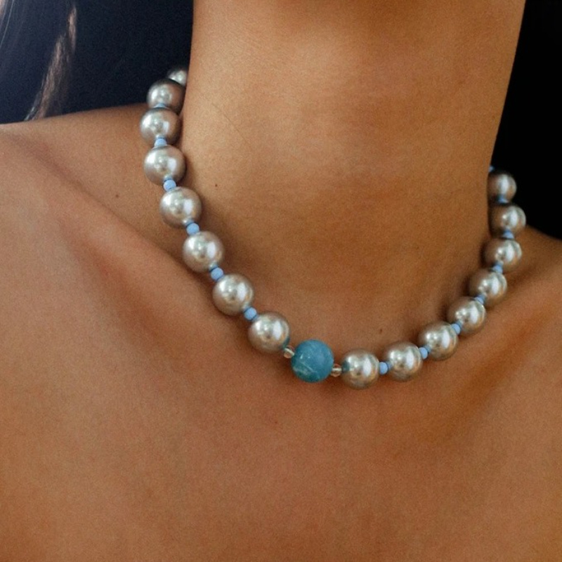 Europa américa moda romântico  - Crystal Choker Necklace avaliação e preço