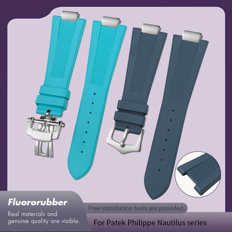 Pulseira de relógio de borrach - Patek Philippe Watch Nautilus avaliação e preço