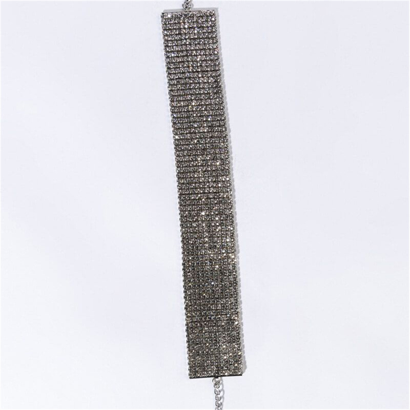 Colar para mulheres colar de c - Crystal Choker Necklace avaliação e preço