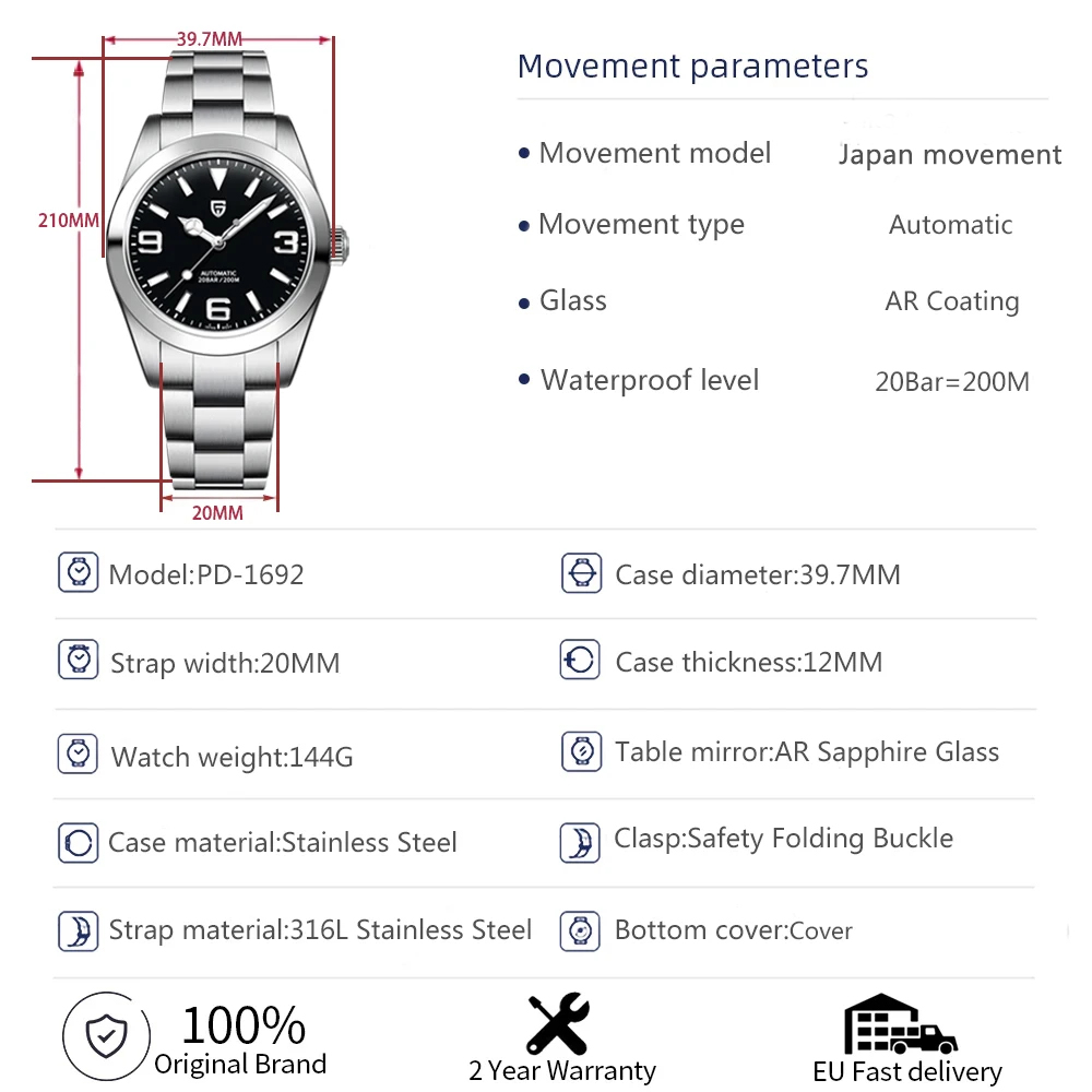 2025 novo design pagani 40mm r - Seiko Watch Presage avaliação e preço