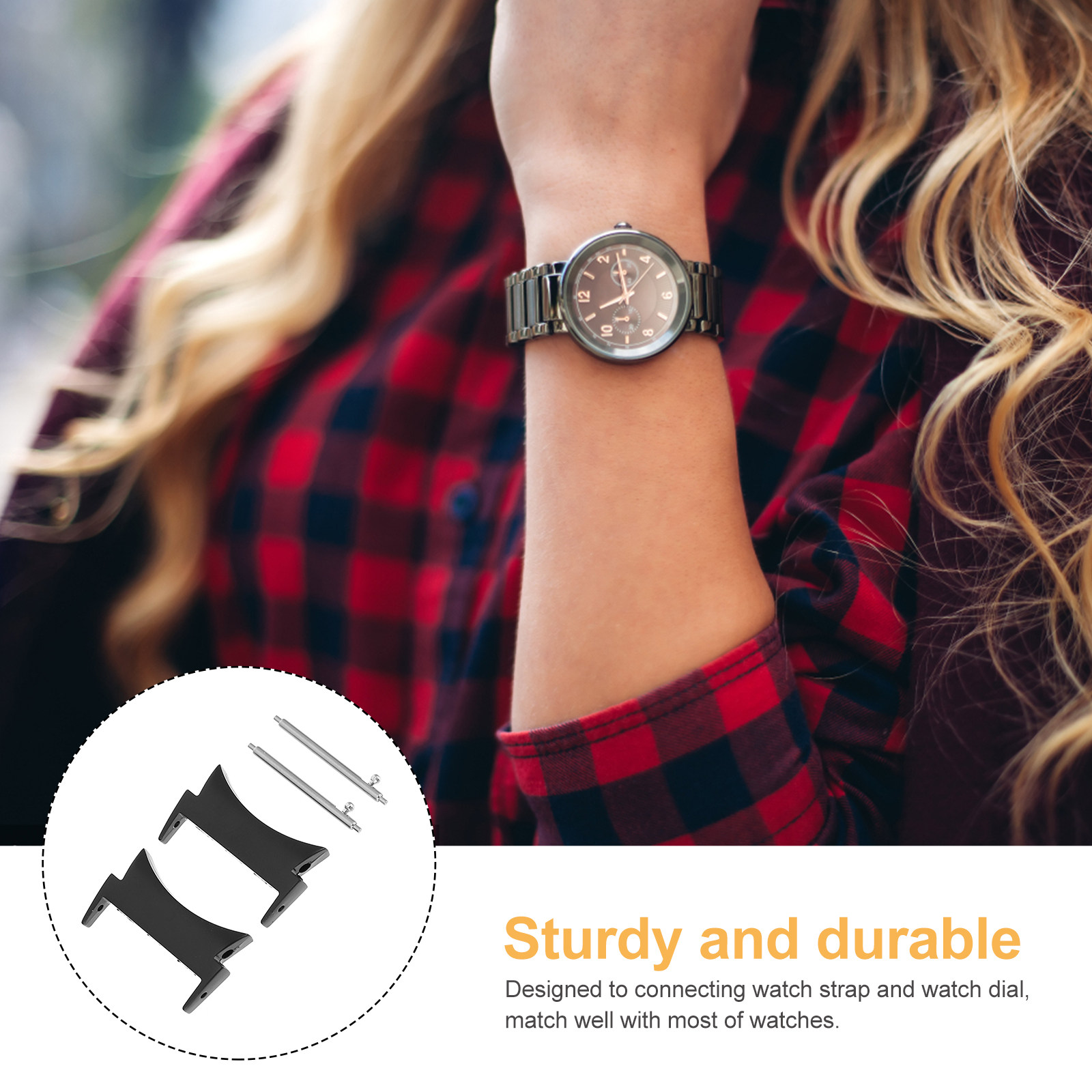 1 Par de Conectores de Pulseir - Watch Strap Replacement avaliação e preço