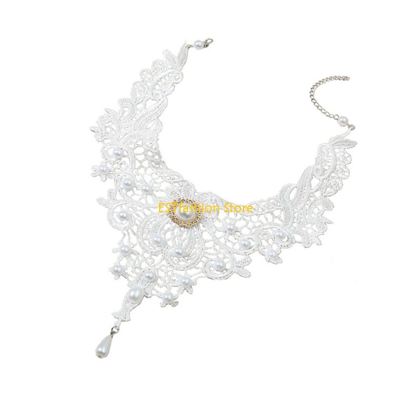 Y5gc gargantilha renda gótica  - Crystal Choker Necklace avaliação e preço