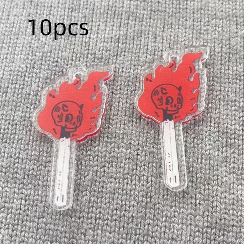Pingente de crânio em acrílico - Drop Earrings avaliação e preço