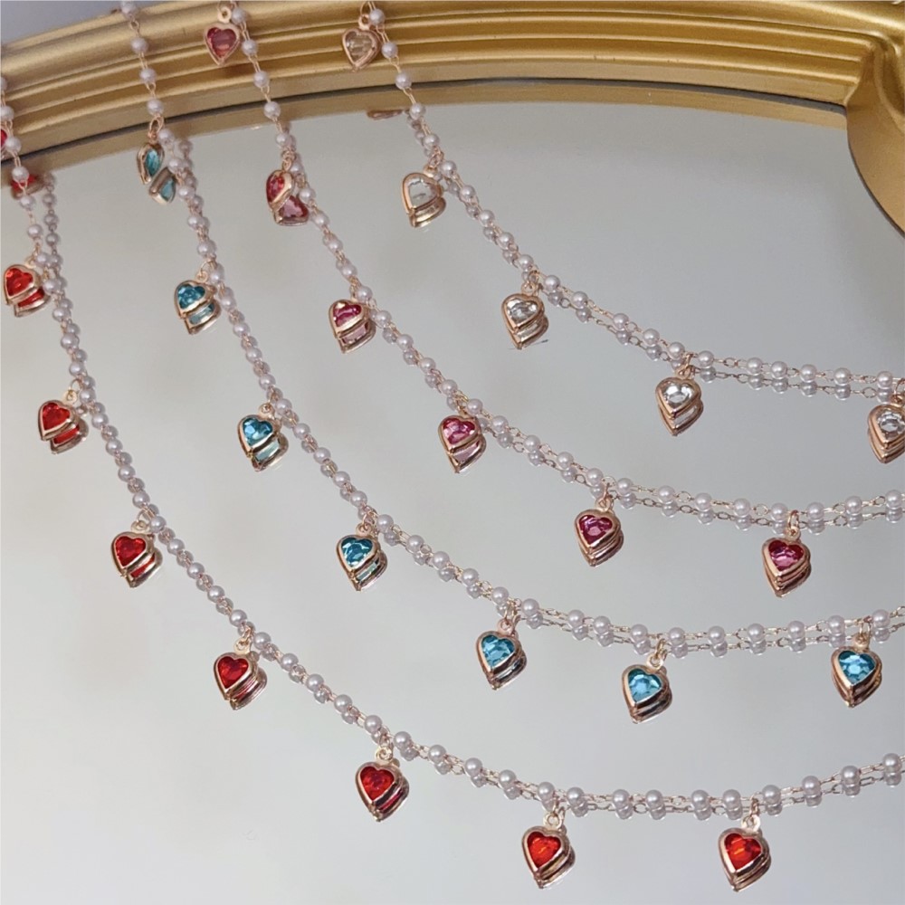 Corrente de Latão com Corações - Crystal Choker Necklace avaliação e preço