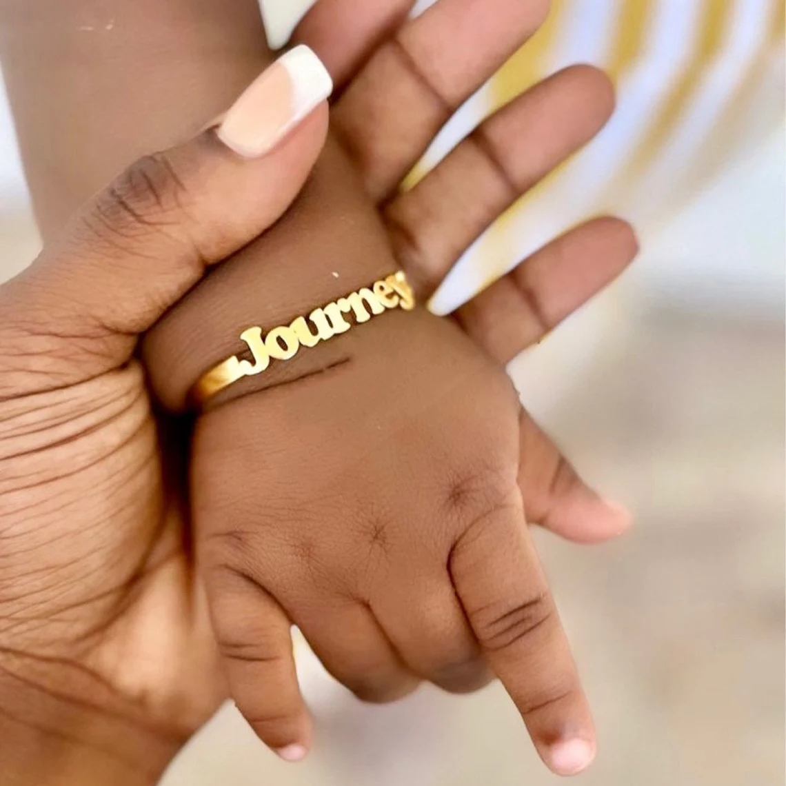Pulseira personalizada com nom - Cuff Bangle Bracelet avaliação e preço