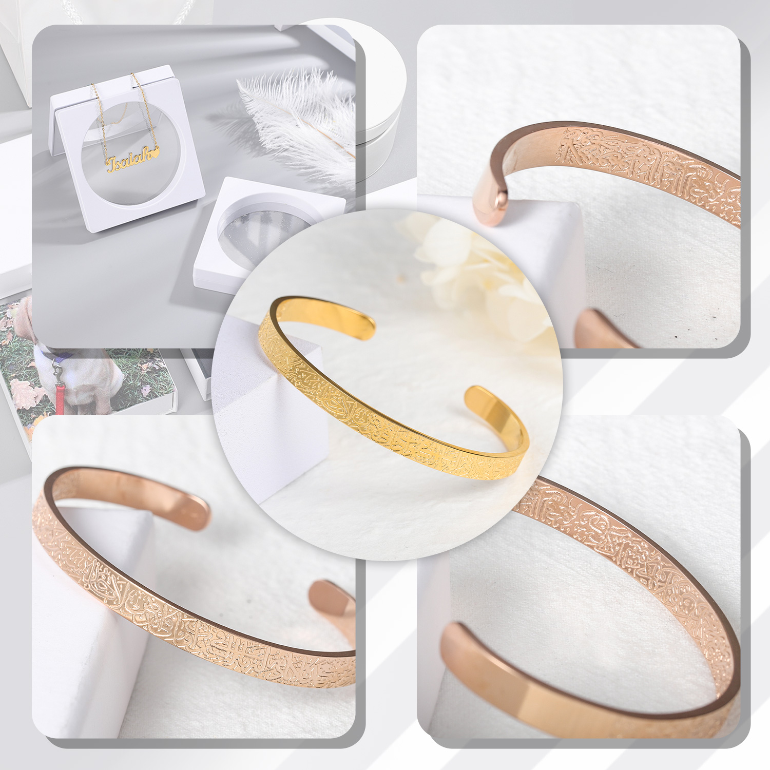 Pulseira de aço inoxidável Aya - Cuff Bangle Bracelet avaliação e preço