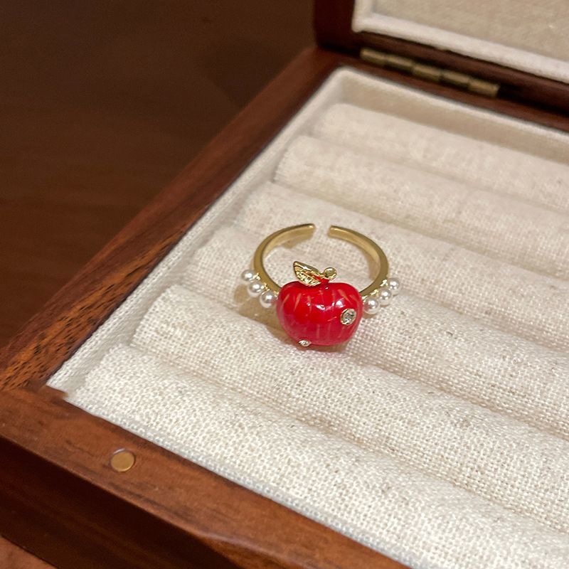 Anel de maçã de natal vermelho - Eve Jewelry & Watches Distribuidor Oficial Rolex Buenos Aires avaliação e preço