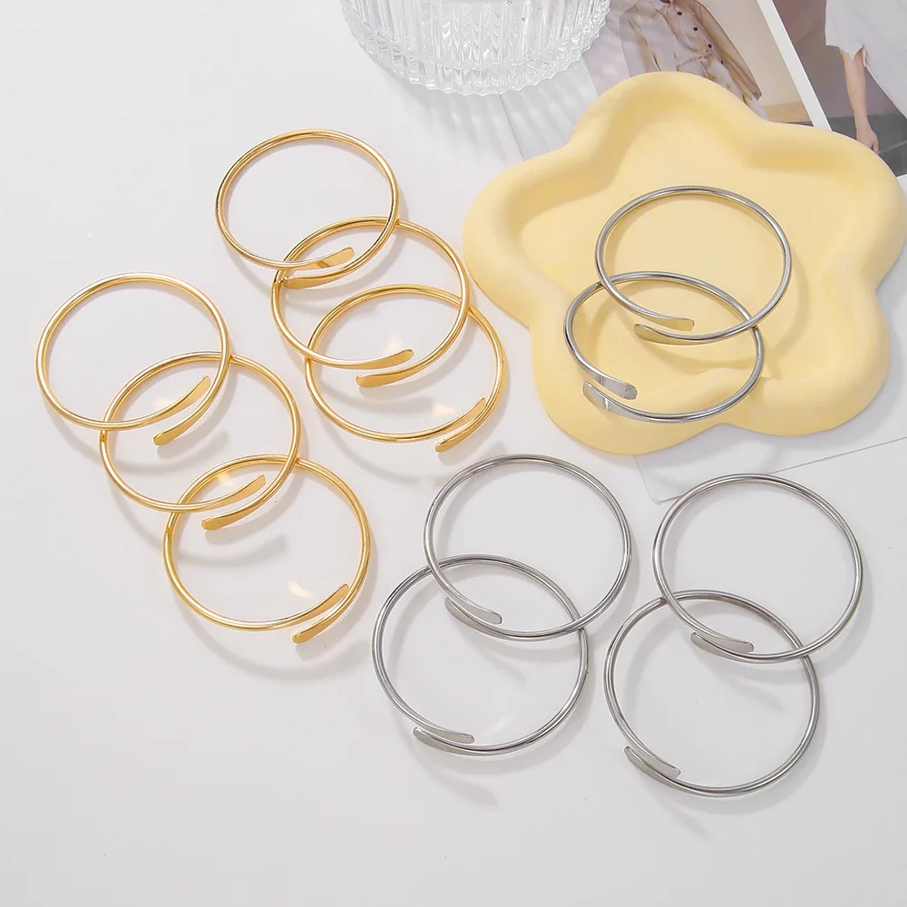 10 pçs/lote em branco bronze e - Cuff Bangle Bracelet avaliação e preço