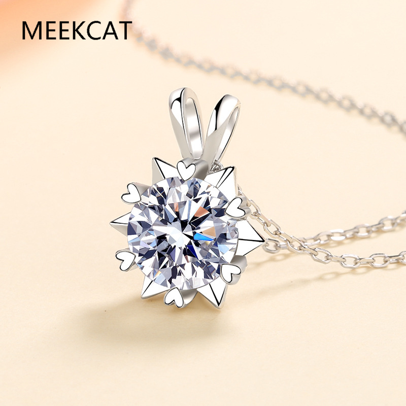Colar Halo de Moissanite para  - Crystal Choker Necklace avaliação e preço