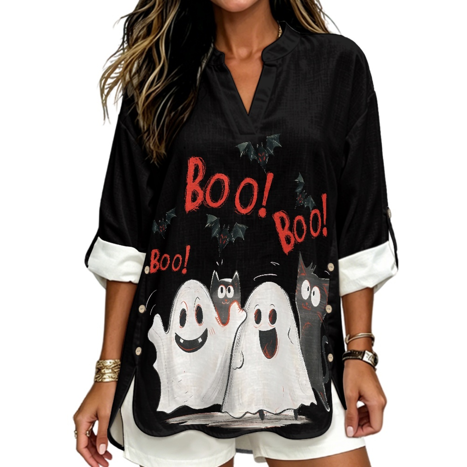 PENSTROLL Ghost Cat Blusas de  - S&S Watches & Jewelry Ho Chi Minh avaliação e preço