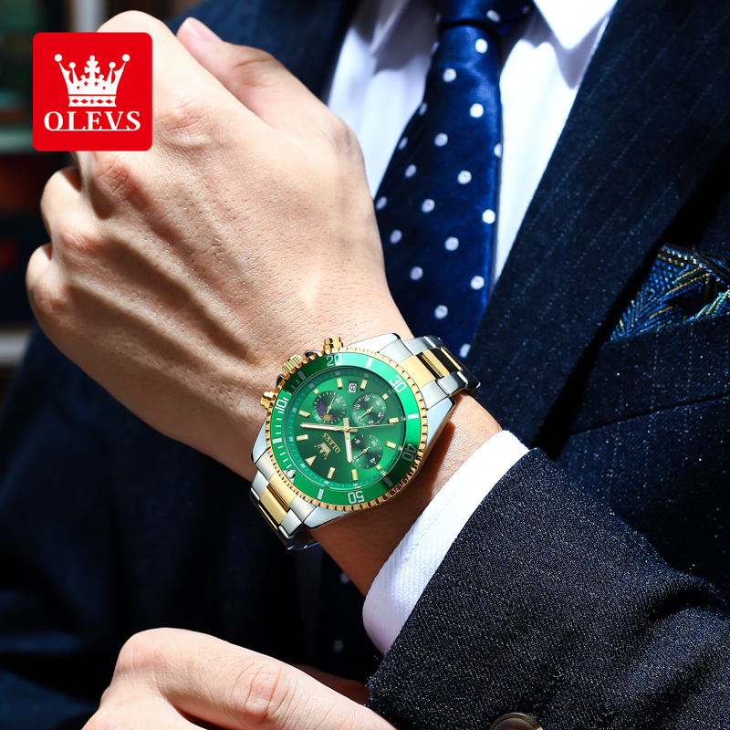 Relógios Masculinos OLEVS 2870 - Rolex Watch Submariner avaliação e preço