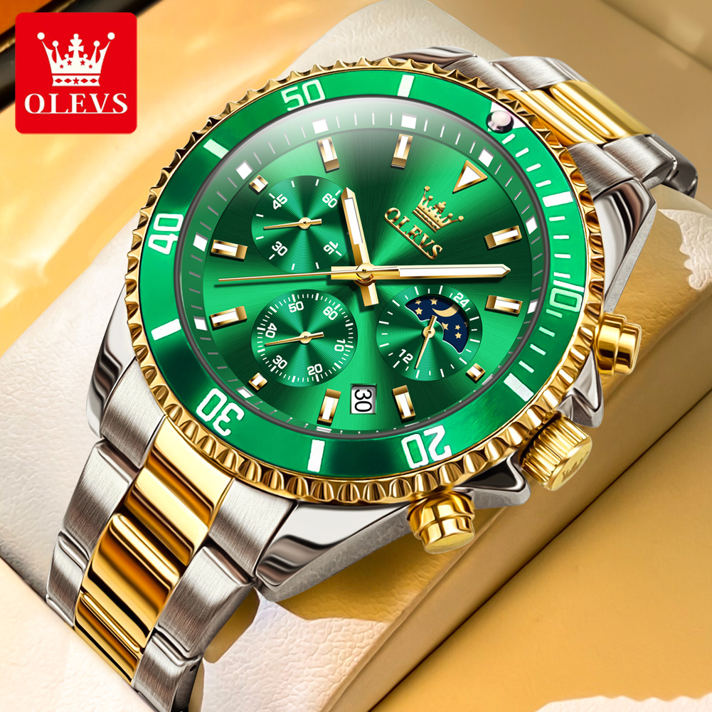 Relógios Masculinos OLEVS 2870 - Rolex Watch Submariner avaliação e preço