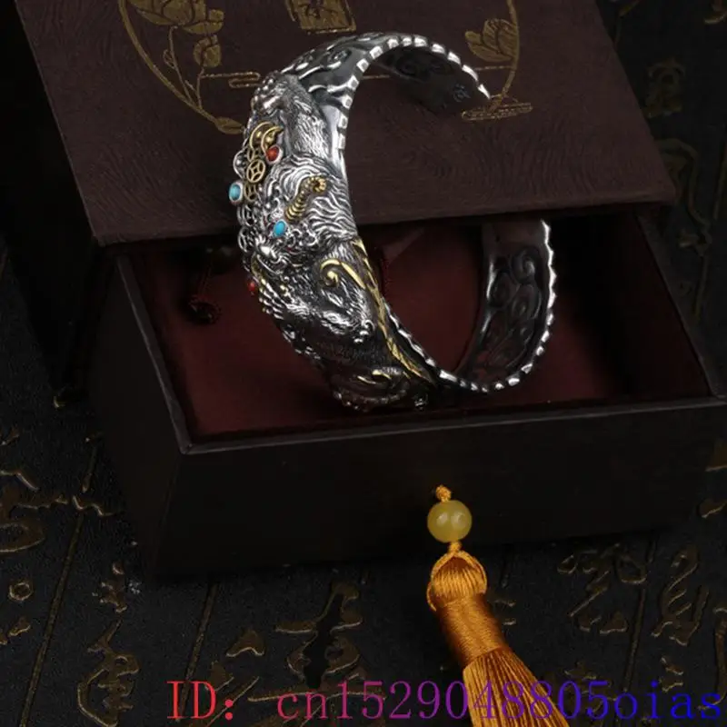 Lucky pixiu tigre pulseira nat - Cuff Bangle Bracelet avaliação e preço
