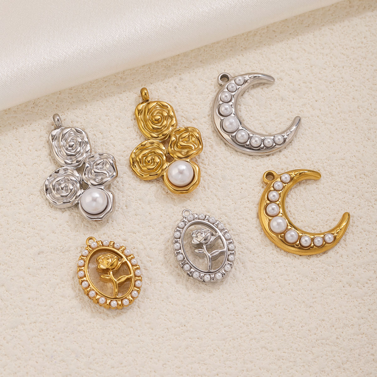 5 peças de pingentes de pérola - Pearl Stud Earrings avaliação e preço