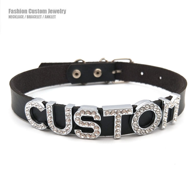 Colares personalizados com let - Crystal Choker Necklace avaliação e preço