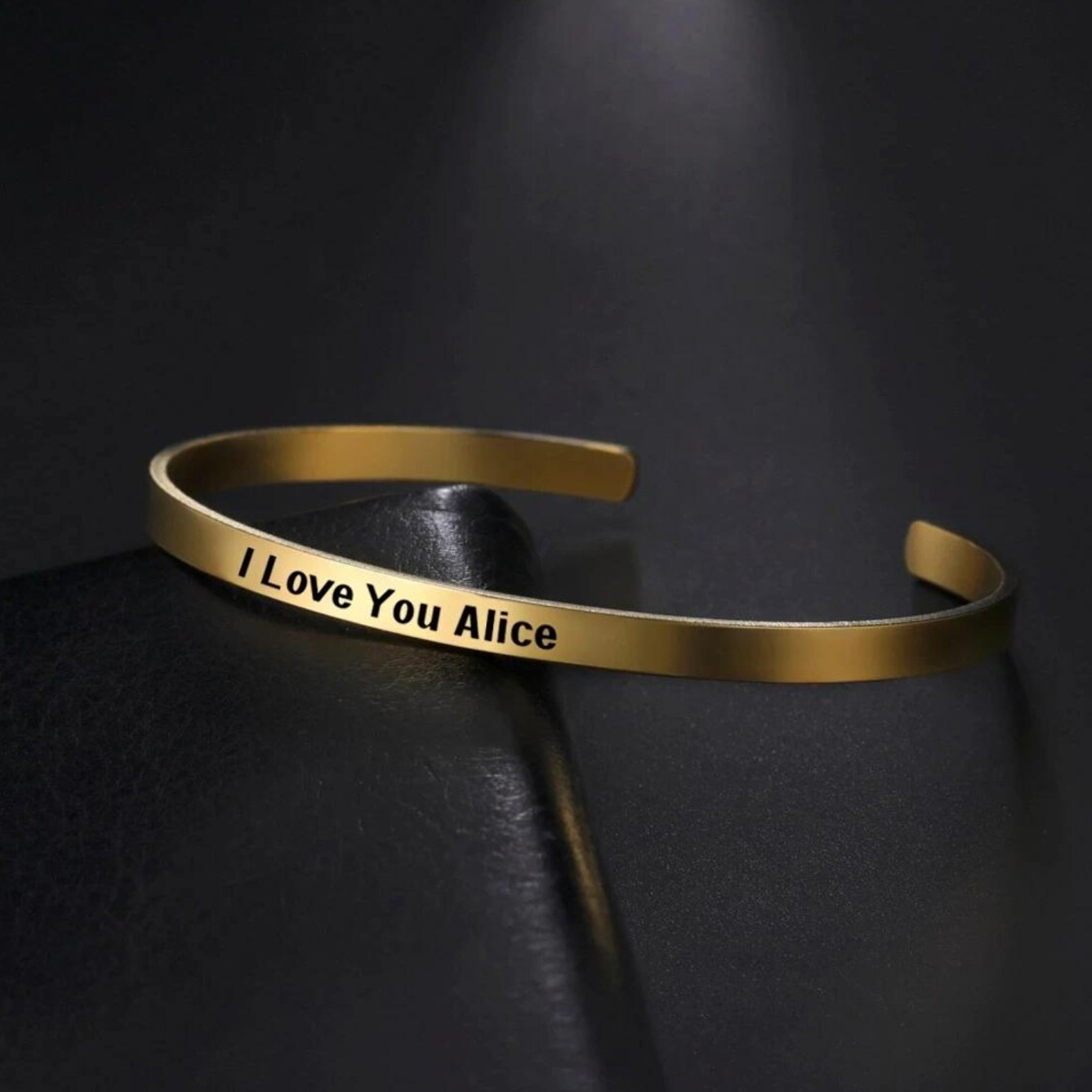 Lemegeton Nome gravado pulseir - Cuff Bangle Bracelet avaliação e preço
