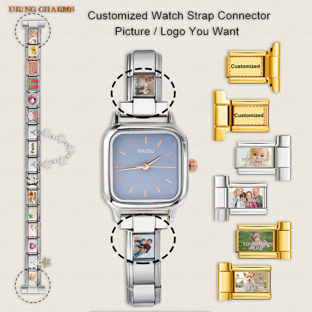 1 par de logotipo de imagem pe - Jewelry Watches For Men avaliação e preço