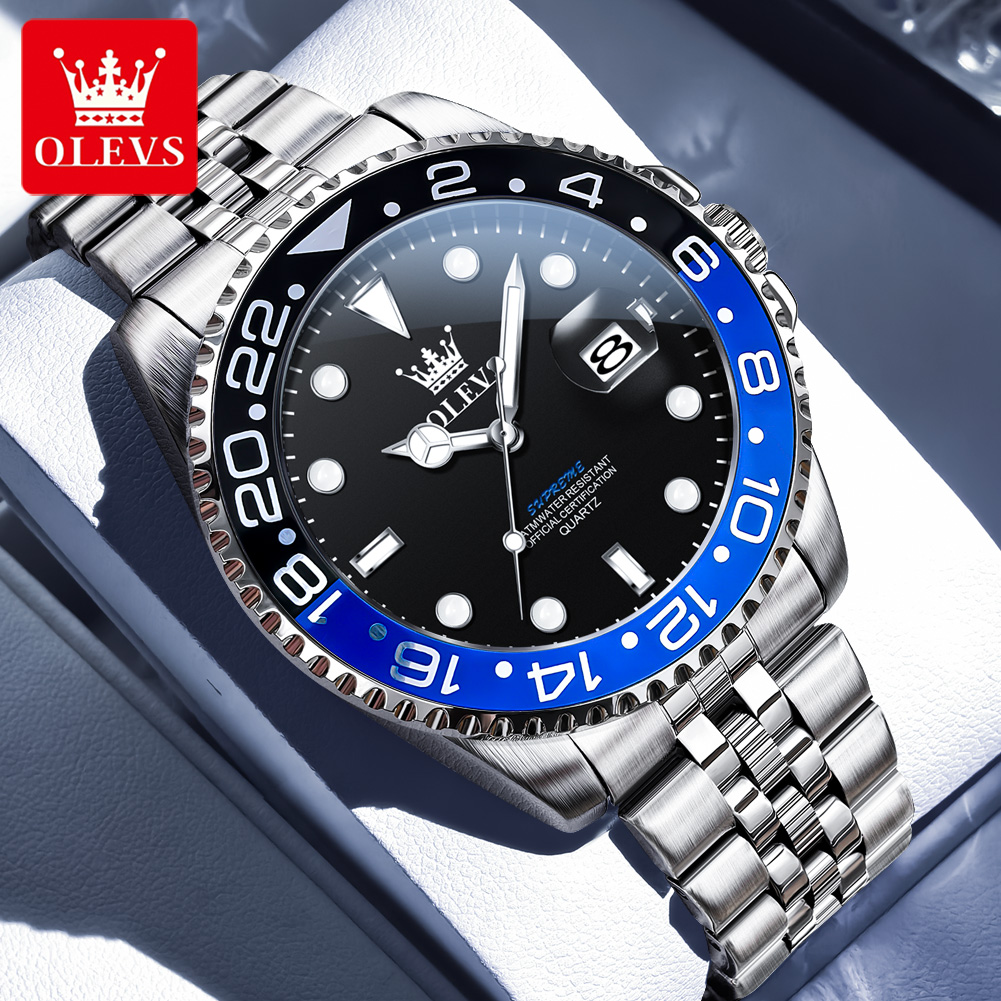 Olevs 5657 relógio masculino c - Rolex Watch Submariner avaliação e preço
